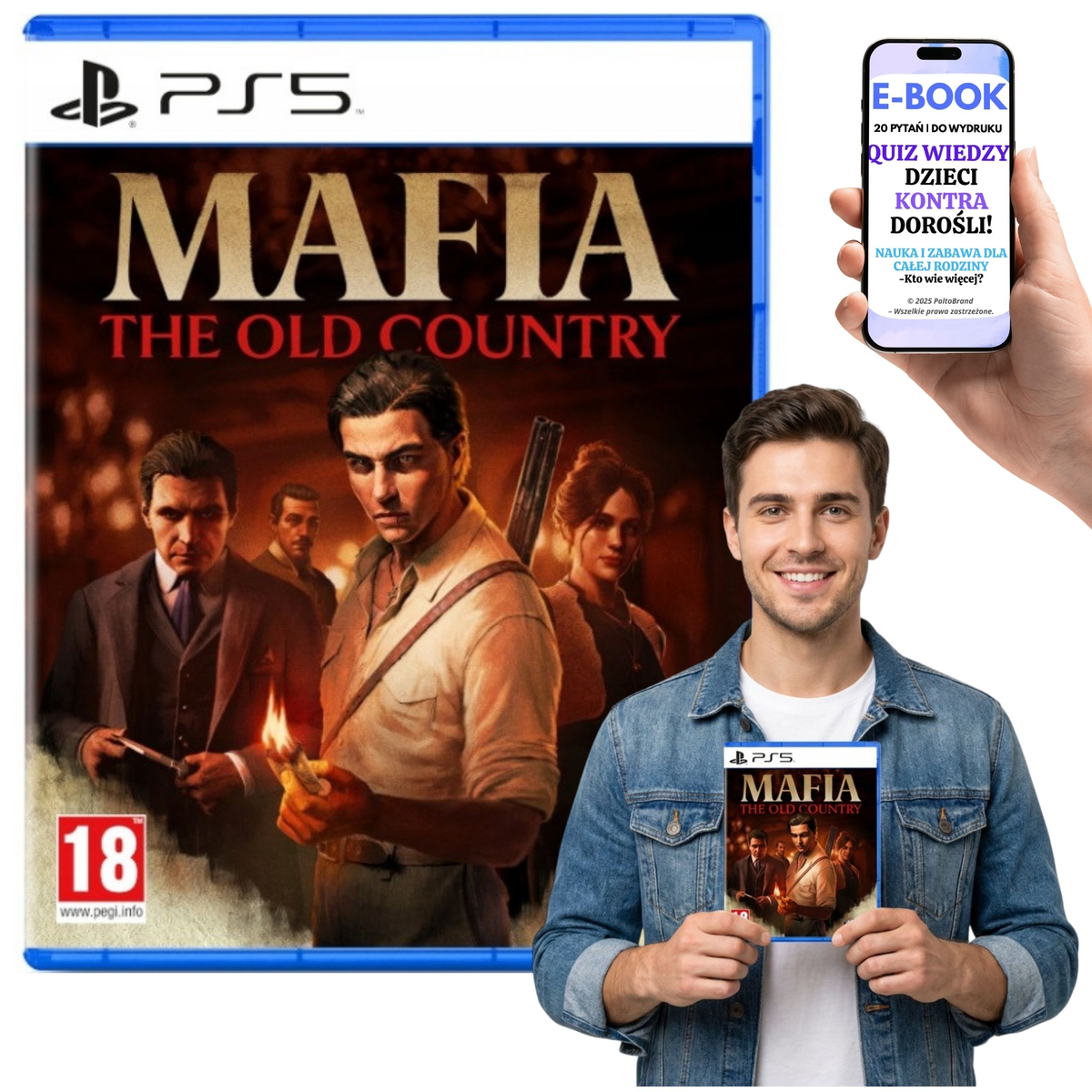 Gra PS5 Mafia The Old Country Polskie Napisy + E-BOOK-2