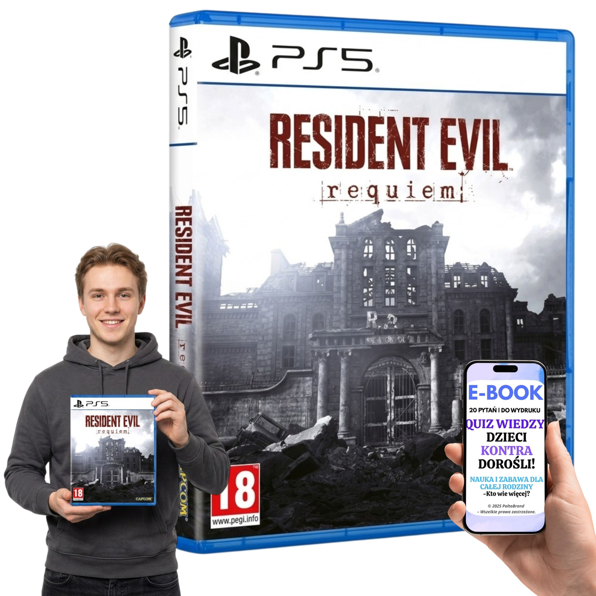 Gra PS5 Resident Evil Requiem Nowa Polskie Napisy + E-BOOK-2