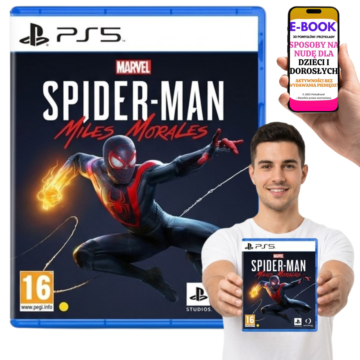 Gra PS5 Spider-Man Miles Morales Insomniac Games Nowa +E-BOOK-3
