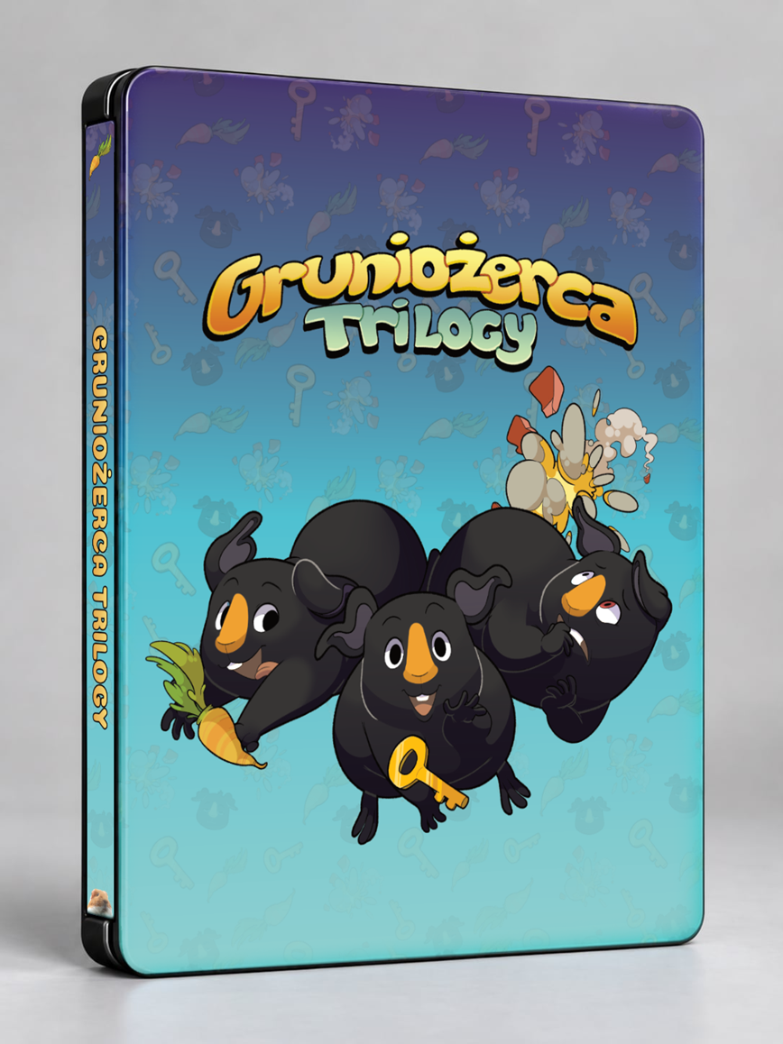 Gruniożerca Trilogy PS5 Steelcase nie zawiera gry