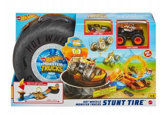 Hot Wheels Monster Trucks Opona Kaskaderska Arena zestaw do zabawy ...