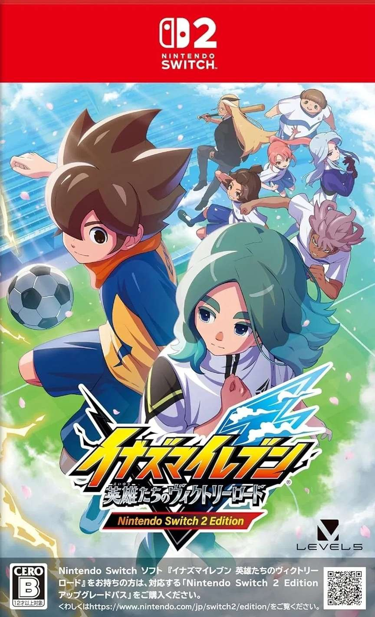 Inazuma Eleven Victory Road Gra Nintendo Switch 1 i 2 Na Kartridżu
