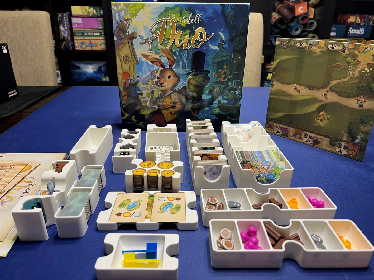 Insert organizer do gry planszowej Everdell Duo – druk 3D
