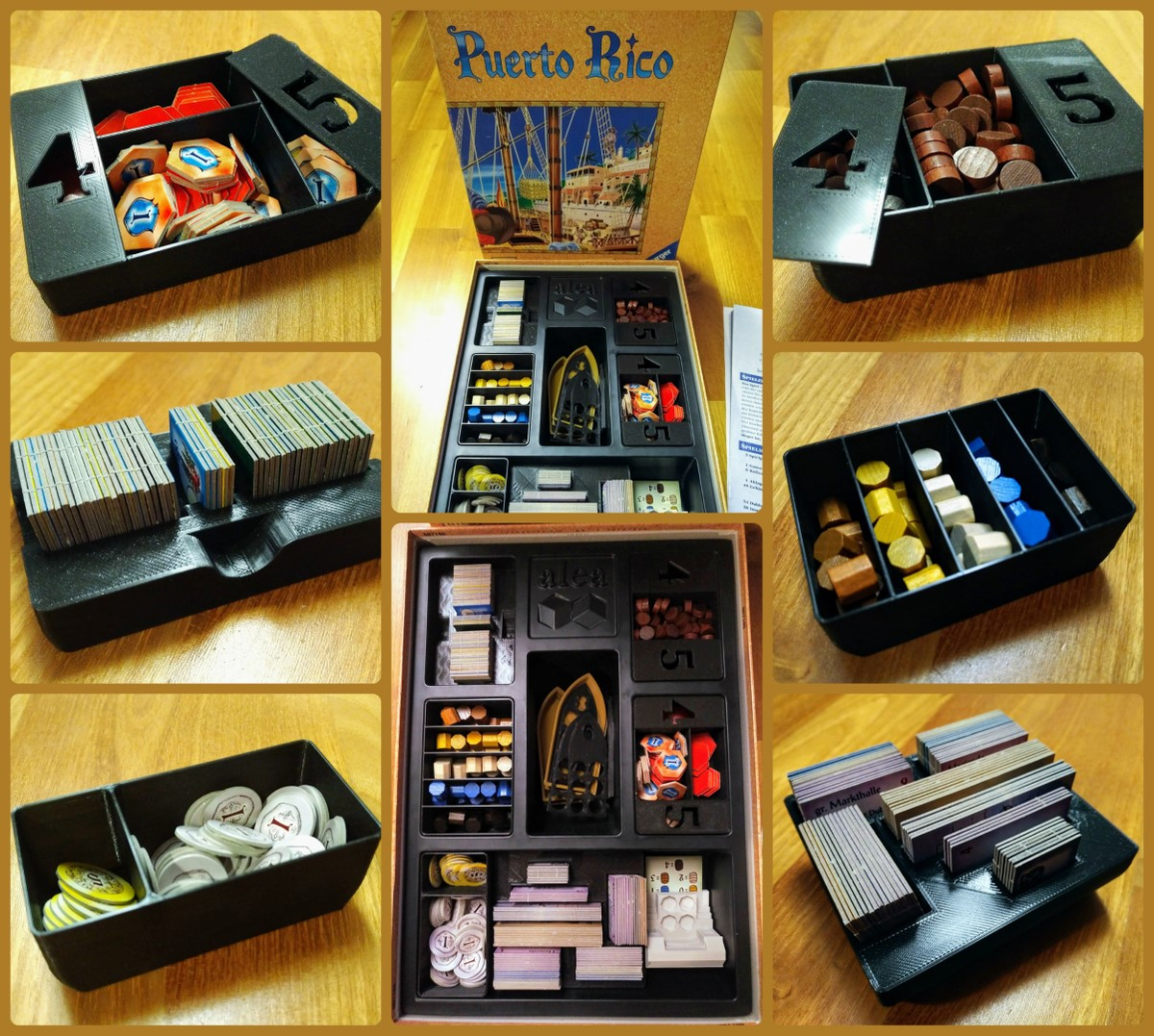 Insert organizer do gry Puerto Rico (wersja Alea)