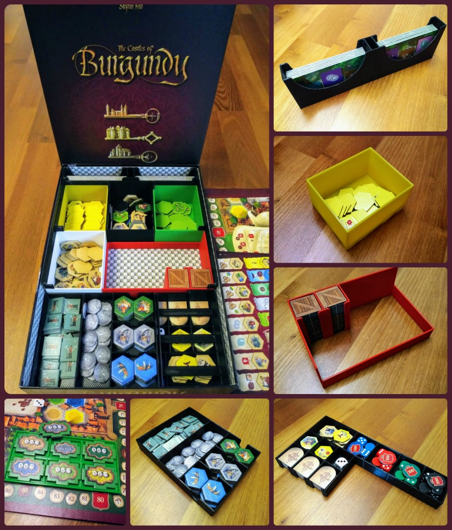 Insert organizer do gry Zamki Burgundii (edycja 2019)
