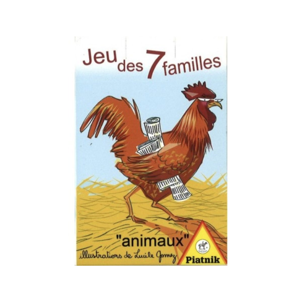 Jeu des 7 familles - animaux de la ferme - Piatnik | Sklep EMPIK.COM