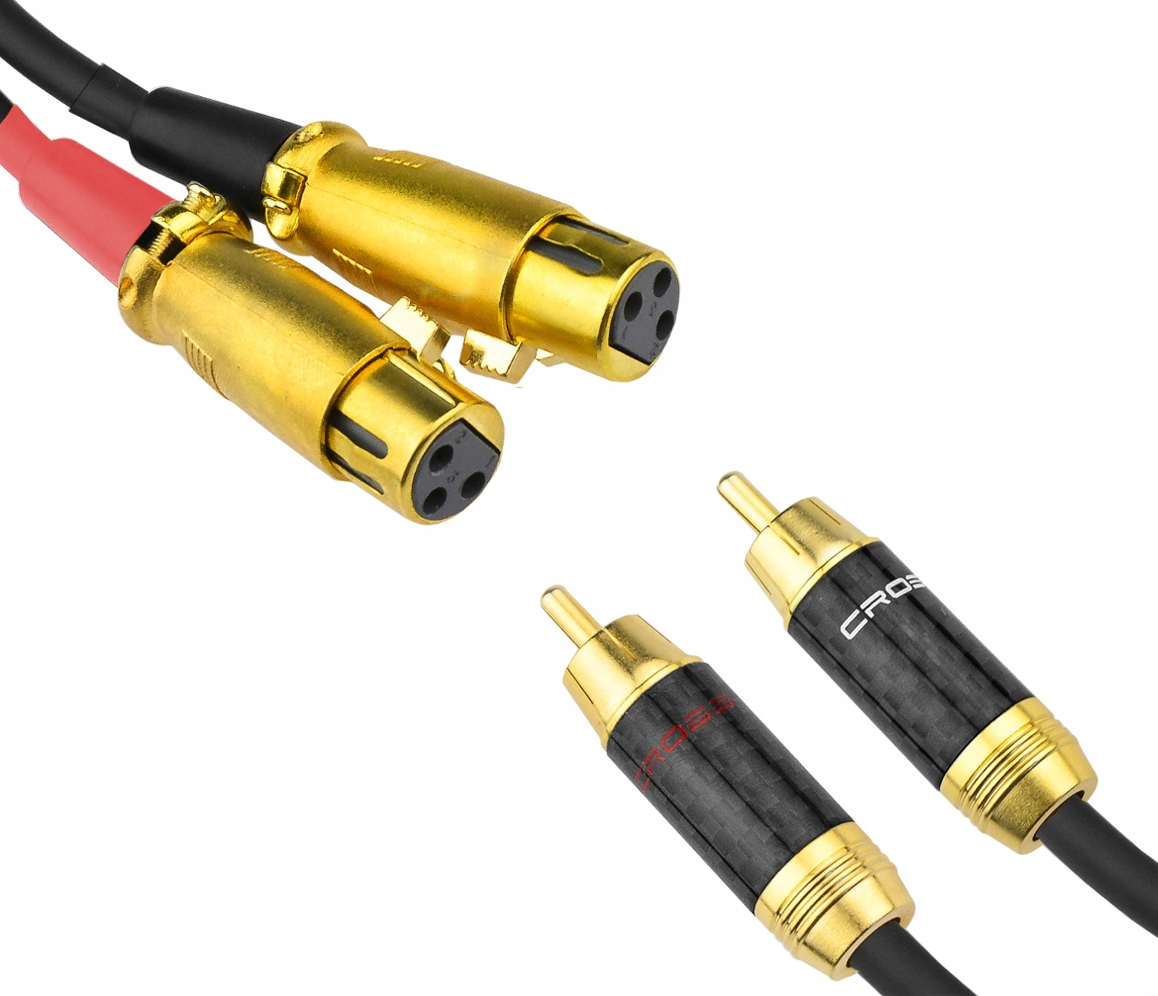Kabel przewód 2x XLR żeński - 2RCA Klotz 6m - KLOTZ | Sklep EMPIK.COM
