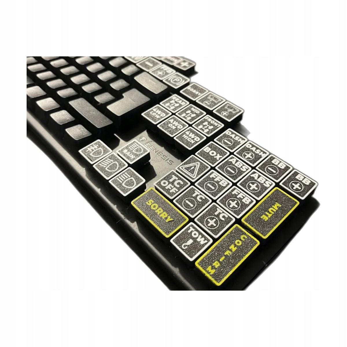 Key Caps Do Klawisze do klawiatury symulacyjnej SimRacing Key Caps - FALCON EYE ...