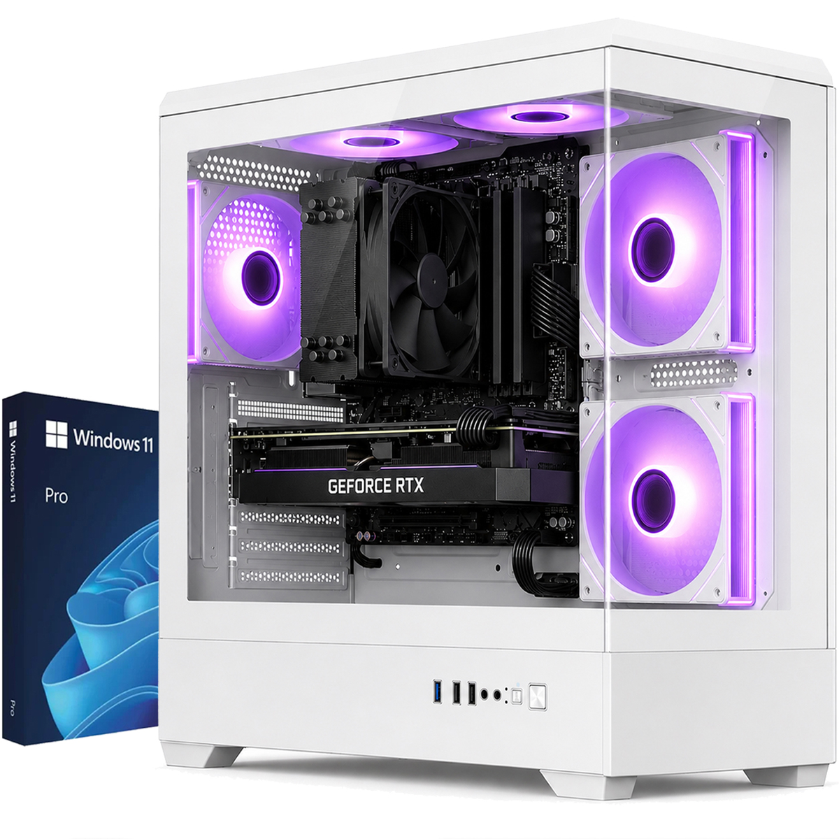 Intle Process Komputer Gamingowy PC Intel I5 14400F 64GB 2TB RTX 3050 Win11 - ALTREO ...