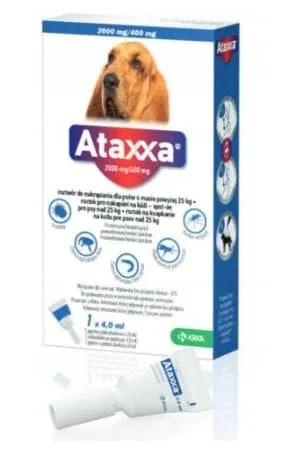 Krople Na Pchły I Kleszcze Ataxxa Dla Psa >25Kg