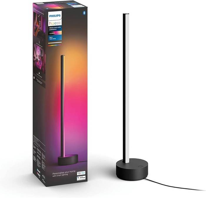 Philips Hue White and color ambiance Lampa Signe gradient (czarna)