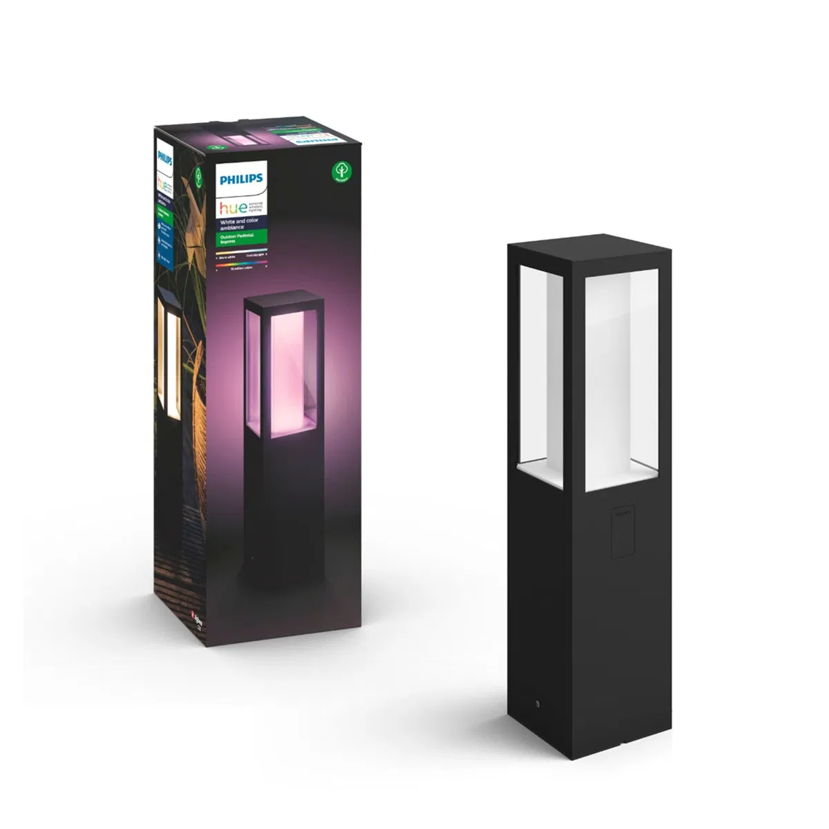 Lampa zewnętrzna PHILIPS HUE Impress, czarna