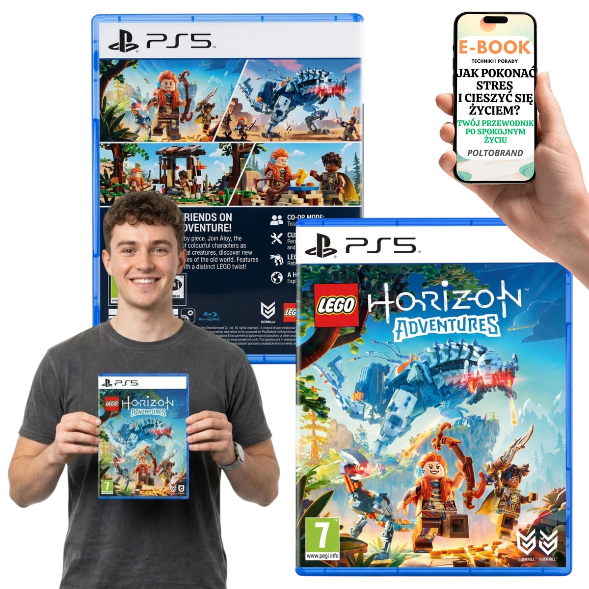LEGO Horizon Adventures PlayStation 5 Polska Okładka + E-BOOK-1