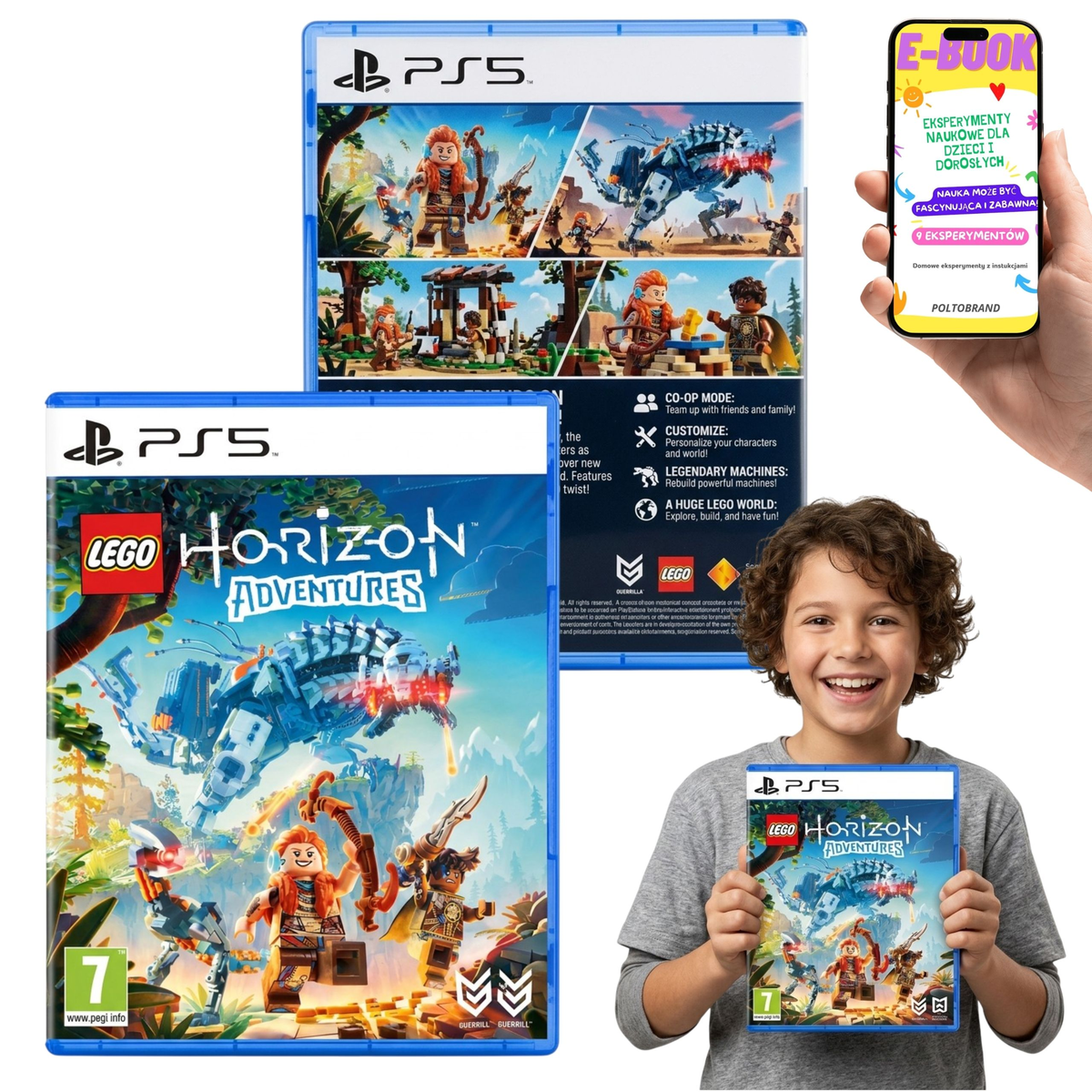 LEGO Horizon Adventures PS5 Gra Pudełkowa PL Dubbing + E-BOOK