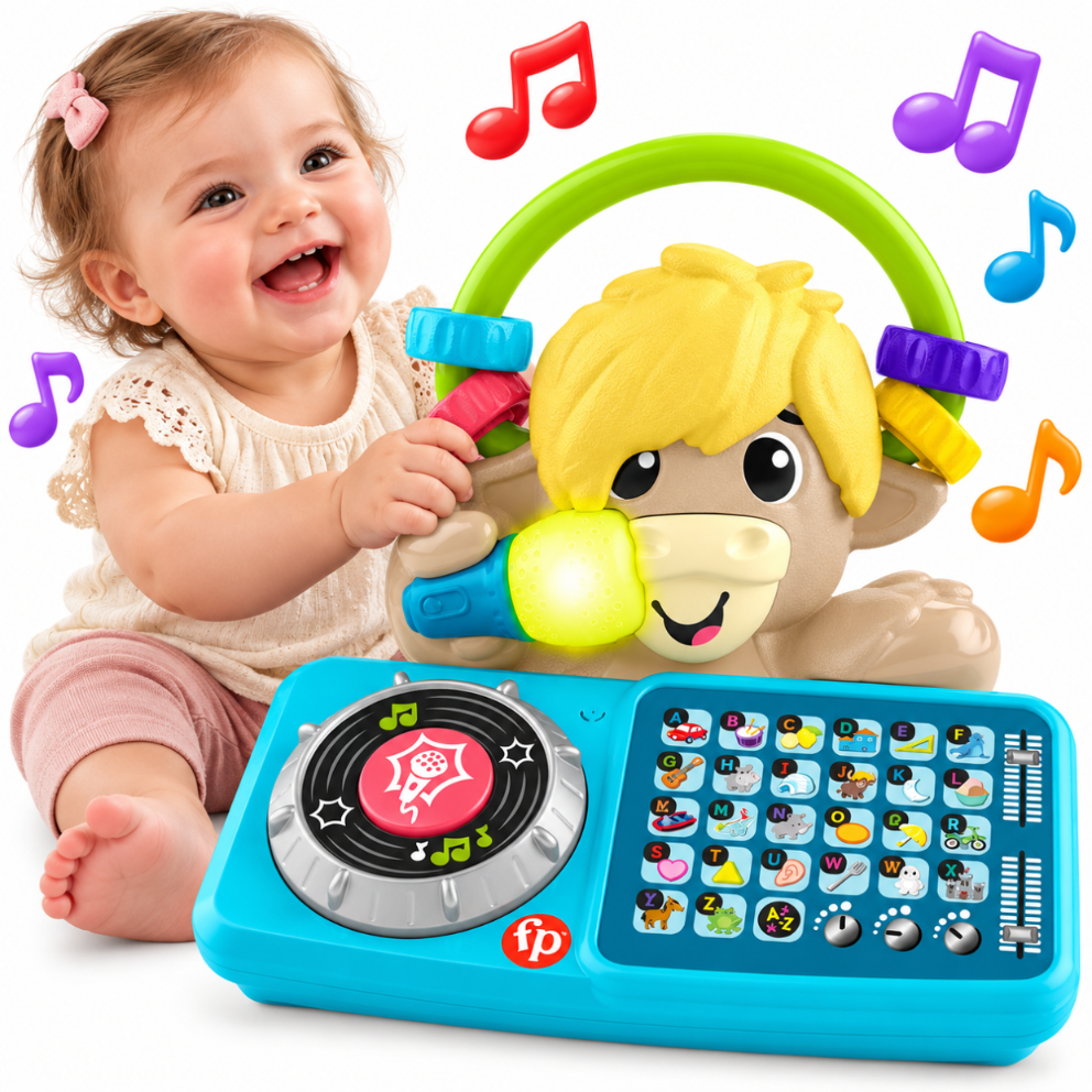 Dla Link Squad muzyczny DJ dla dziecka interaktywna nauka słów kolorów i ...