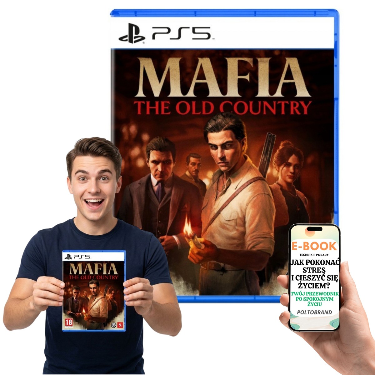 Mafia The Old Country PlayStation 5 Nowa Przygodowa + E-BOOK-1