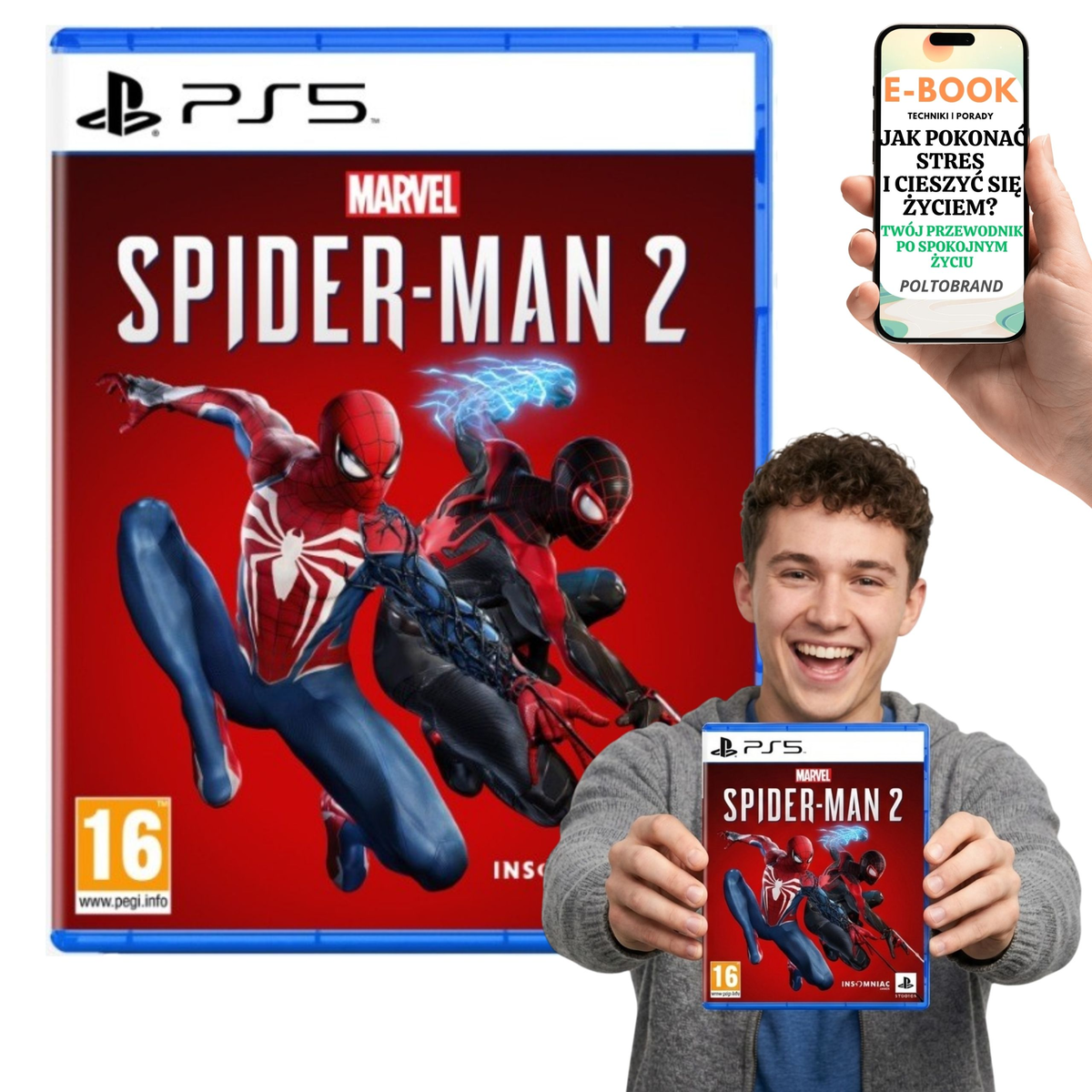 Marvel Spider-Man 2 PlayStation 5 Polski Dubbing + E-BOOK-1