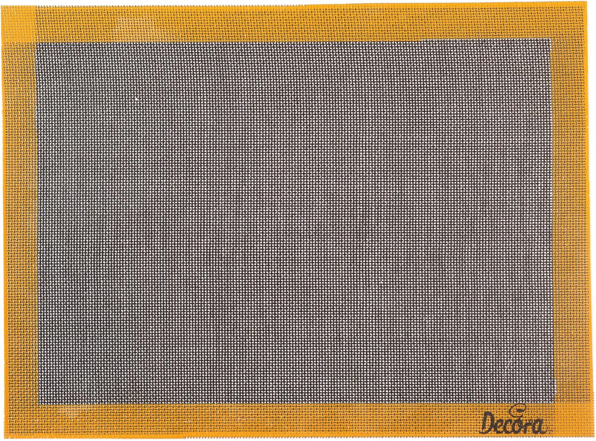 MATA DO PIECZENIA 58.5 X 38.5 CM SILIKONOWA Z MIKROOTWORAMI