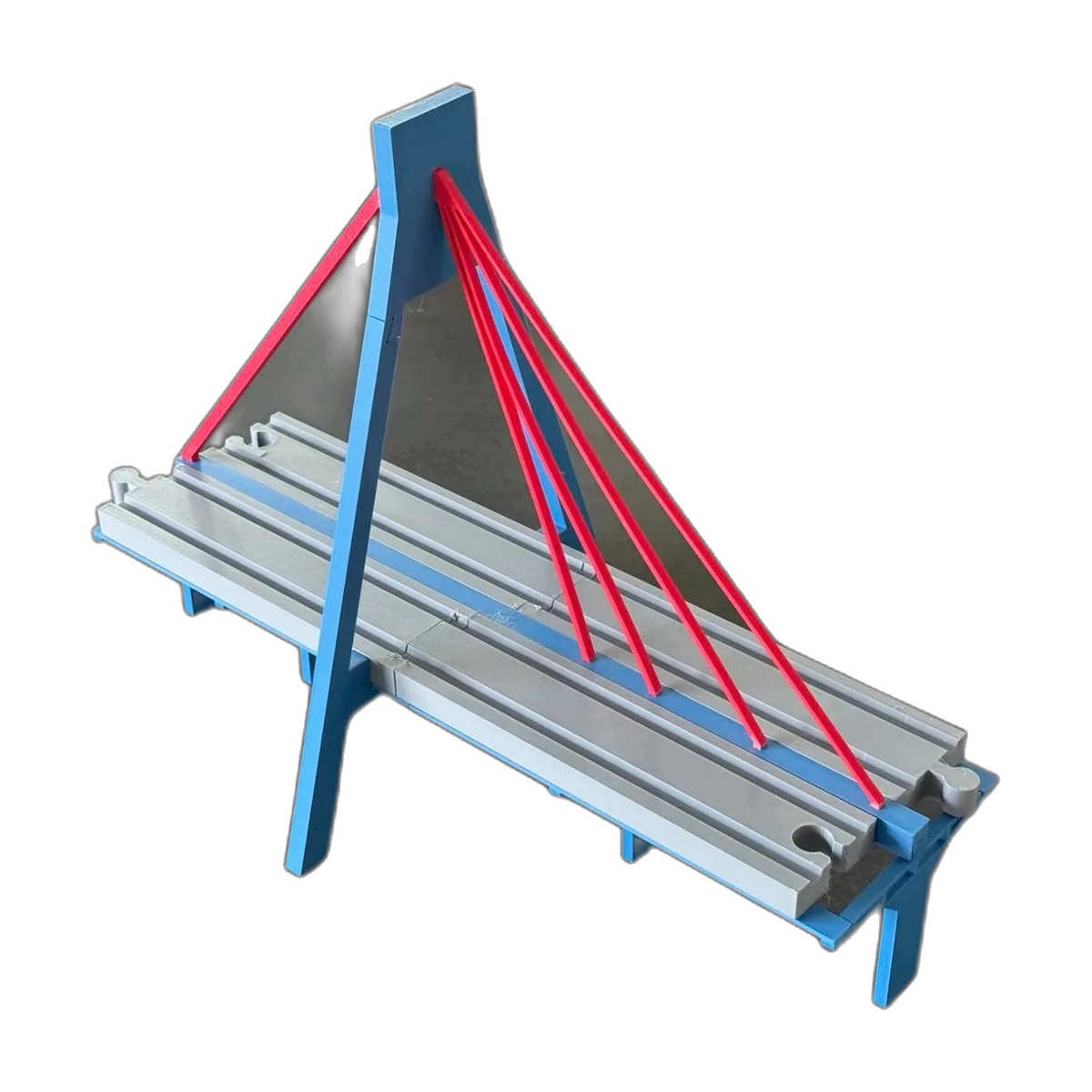 Model Mostu Kolejowego Rheinbrücke Speyer 2 Tiry BRIO/IKEA/Hotwheels ...