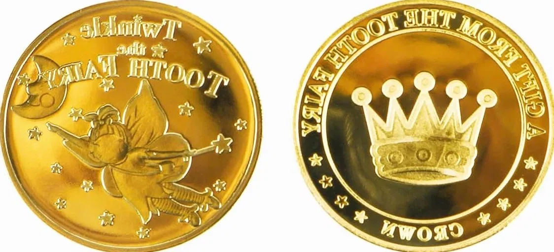 Inny producent MONETY ZĘBOWE WRÓŻKI 2 SZTUKI