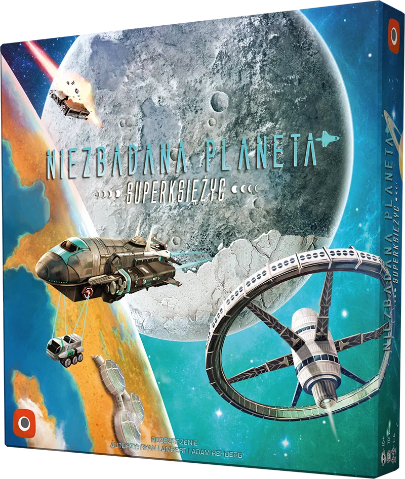 Niezbadana Planeta: Superksiężyc, gra planszowa, Portal Games