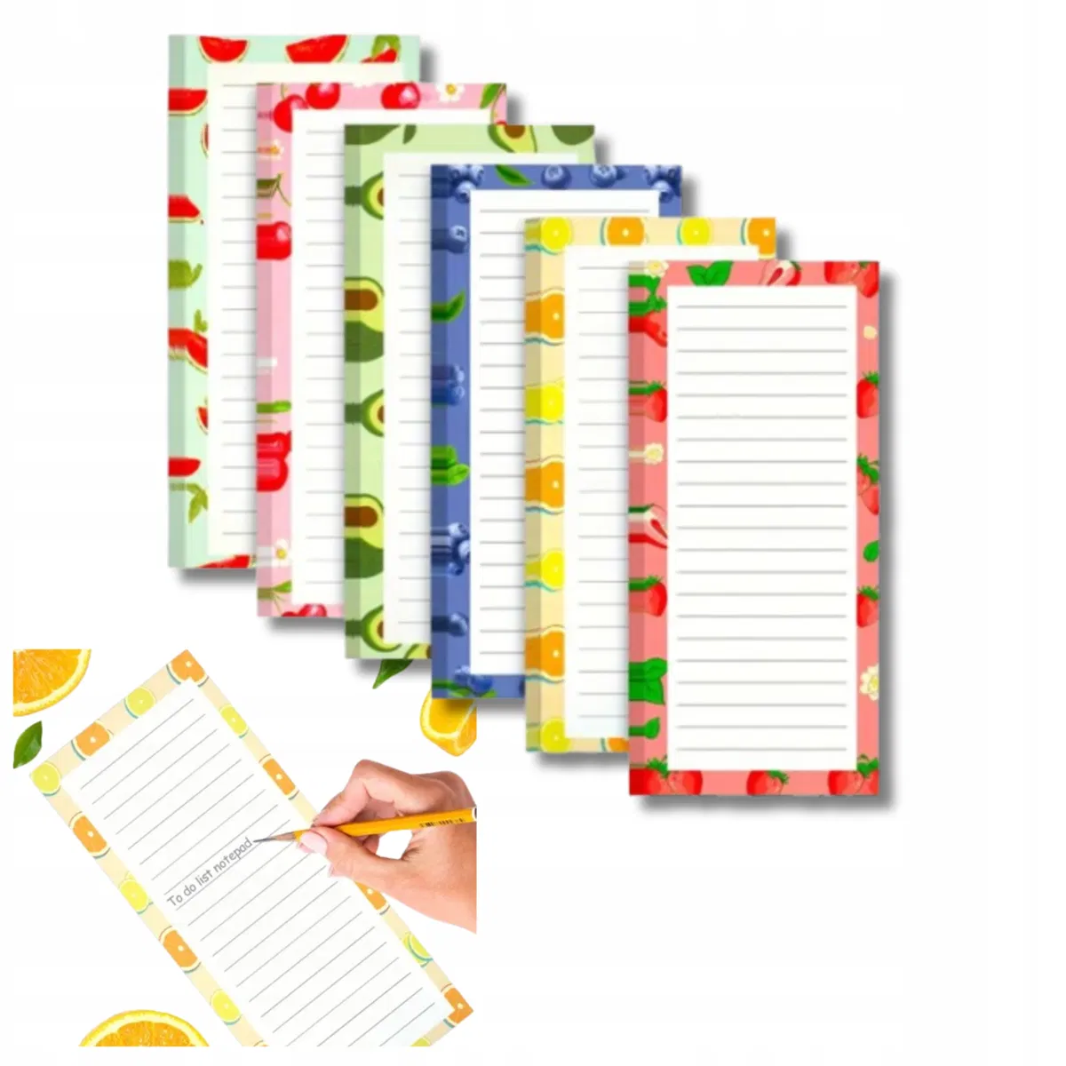 inna Notes Magnetyczny Na Lodówke Plener Organizer Na Liste Zakupów 6szt x 25str
