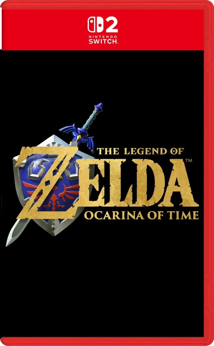 The Legend Of Zelda: Ocarina Of Time Tekturowa Okładka Pl Switch 2 Kartridż