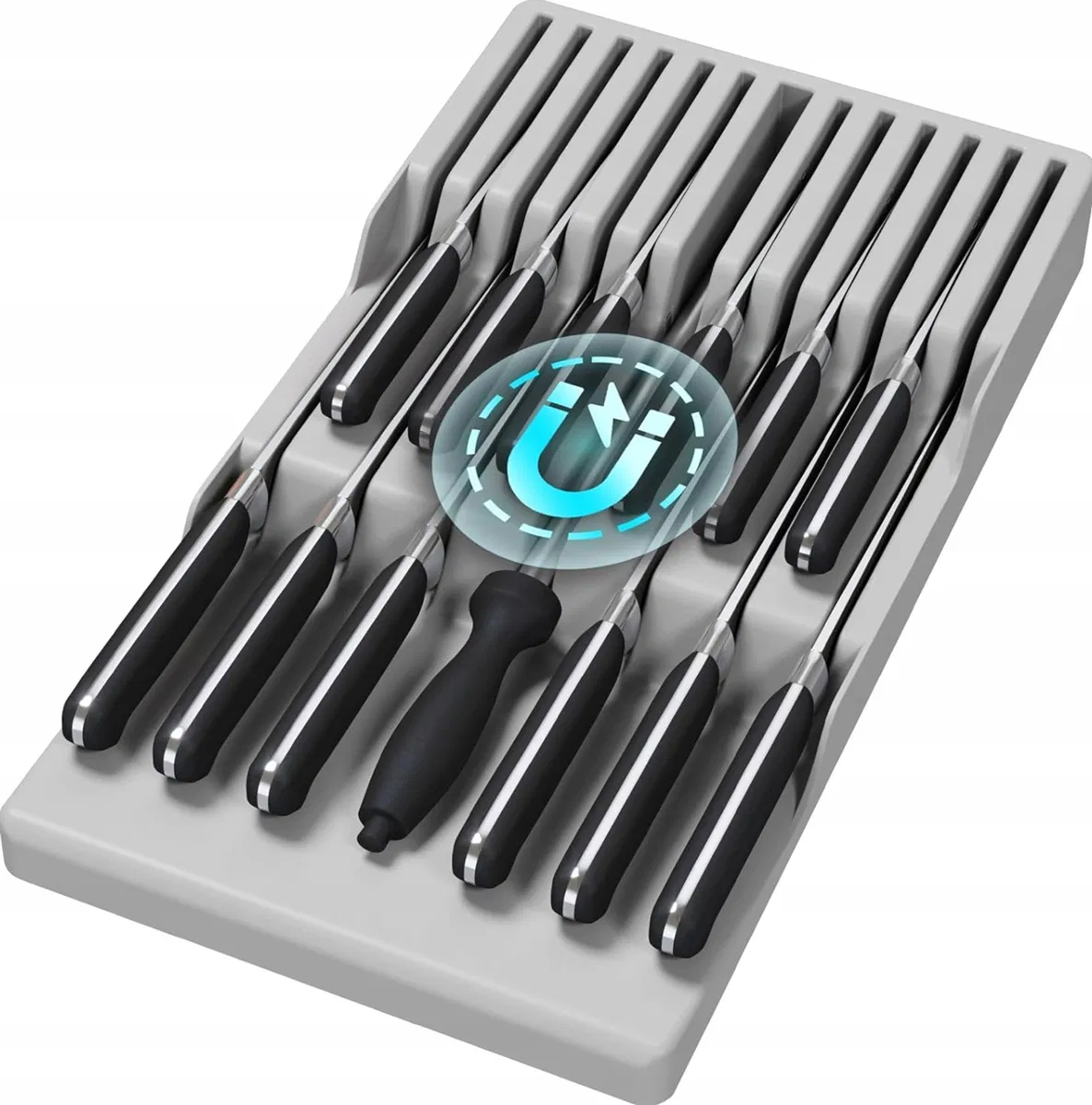 Inny producent Organizer szufladowy na noże 42x23x5cm magnetyczny wkład uchwyt