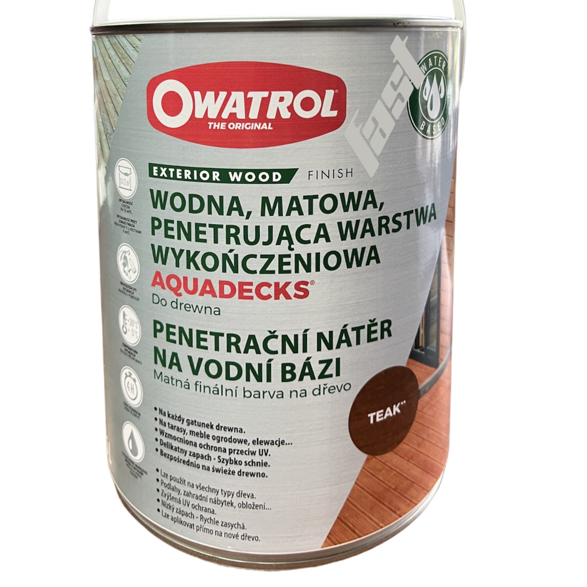 Owatrol AQUADECKS olej do deski TEAK