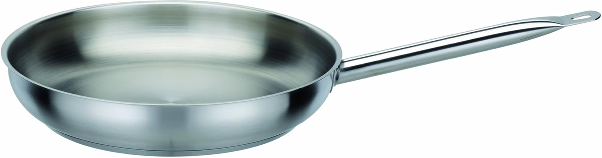 PATELNIA 28 CM STAL NIERDZEWNA SREBRNA 2.9L