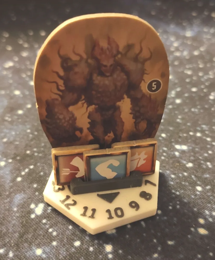 Podstawka na potwory z licznikiem do gry Gloomhaven Frosthaven 10szt