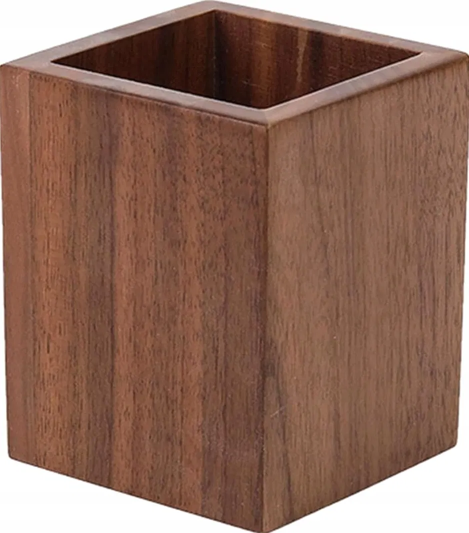 Inny producent Pojemnik drewniany 8x11x8cm kwadratowy organizer na długopisy biurko