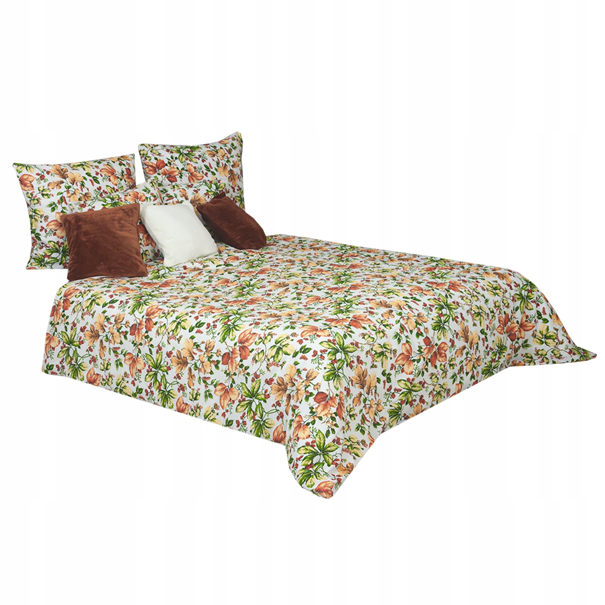 Pościel z KORY FIGARO 160x200 Produkt Polski Bawełna Bielawa komplet 3 części, poszewki 70x80 cm, zamek błyskawiczny, wielokolorowa