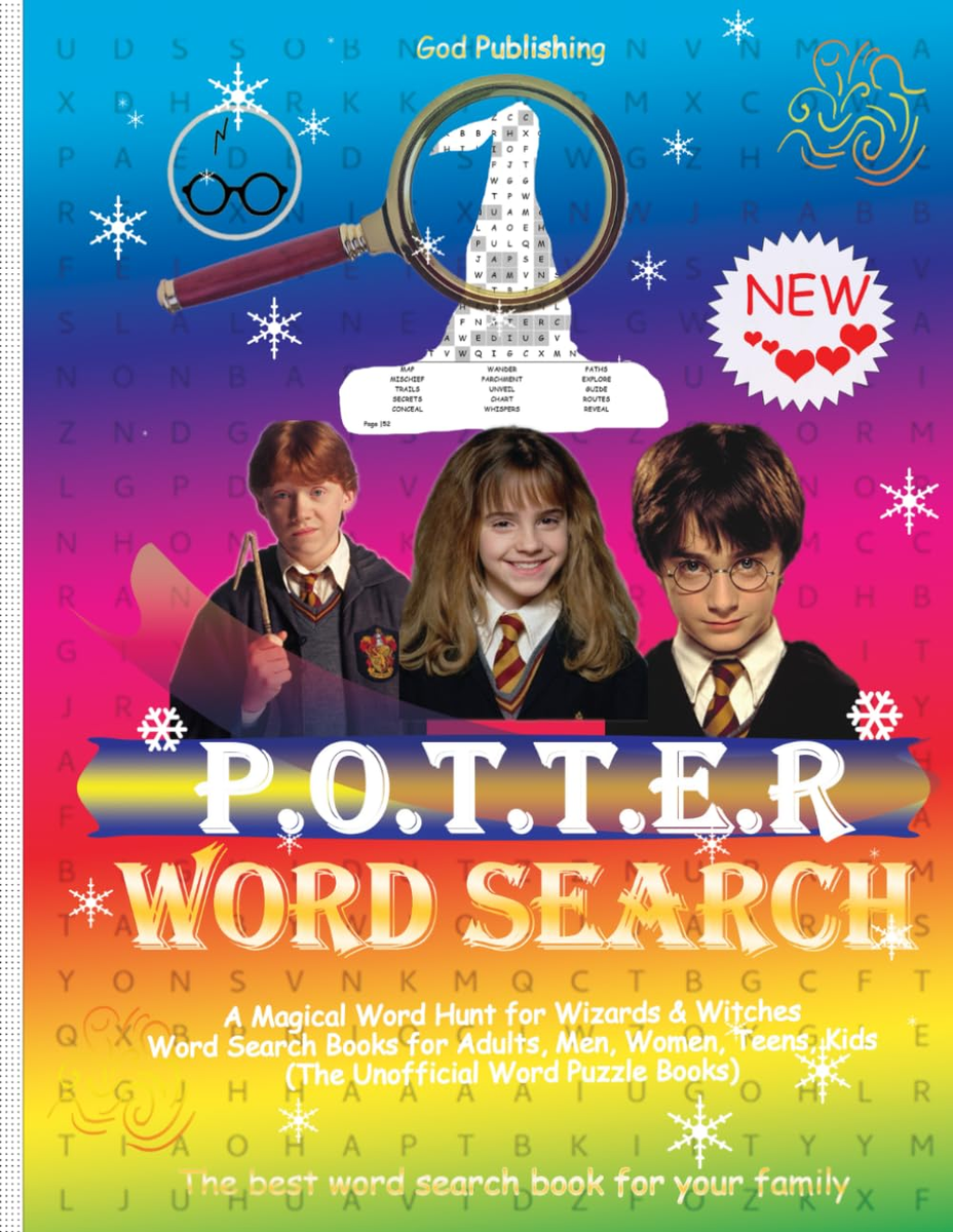 Men Word Potter Word Search New: A Magical Word Hunt for Wizards & Witches: Word ...
