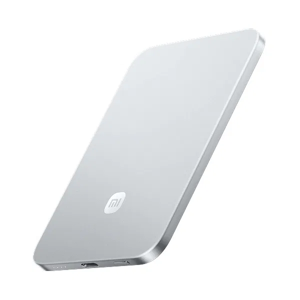 Powerbank Xiaomi UltraThin Magnetic Power Bank 5000 15W Sliver