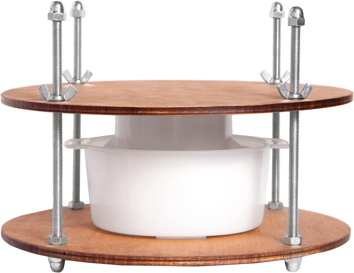 PRASA DO SERA 28.5 CM DREWNO ORZECHOWA Z FORMĄ 1.2 L