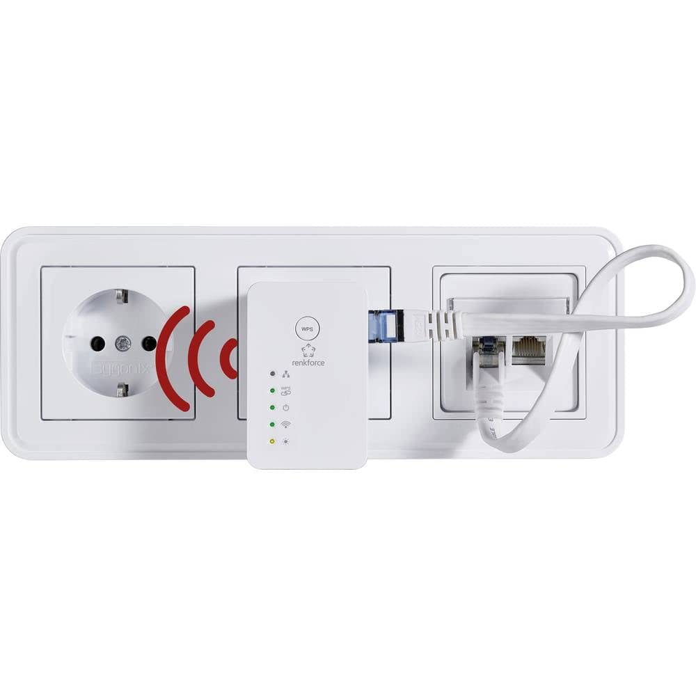 Punkt Punkt dostępowy WiFi Access Point WLAN 300 MBit/s, 2.4 GHz Renkforce ...
