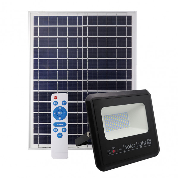 Reflektor solarny LED Abrila, Model: MALAQUITA, 60 W, 5400 lm, 6500 K ...