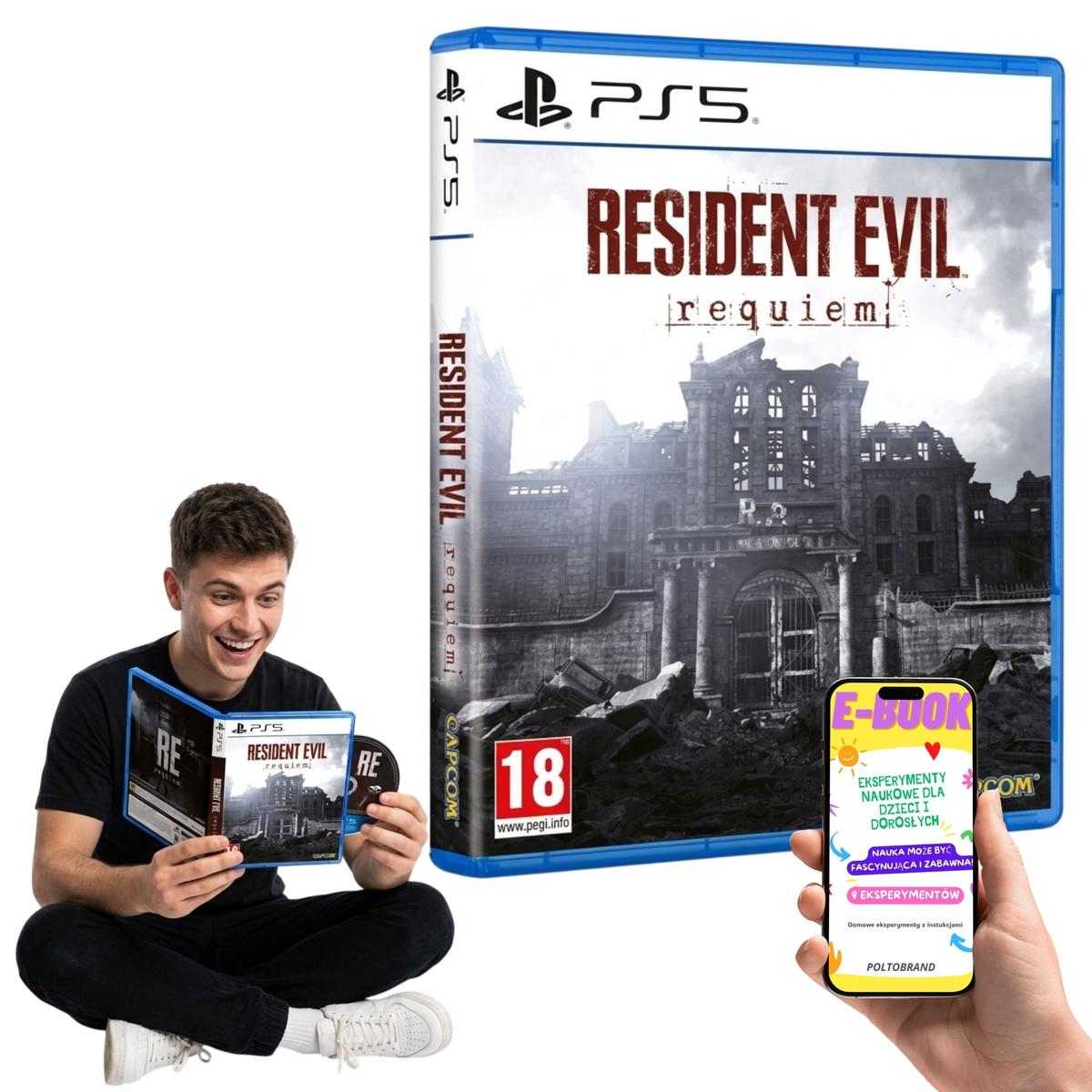 Resident Evil Requiem PS5 Gra Pudełkowa PL Napisy + E-BOOK