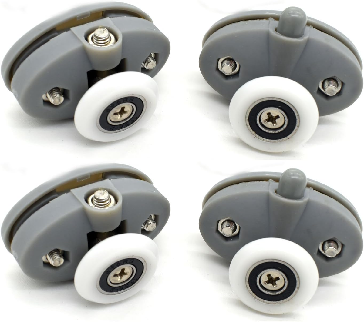 ROLKI 4 SZTUKI 20MM 30MM DO DRZWI PRYSZNICOWYCH KÓŁKA BIEŻNIK