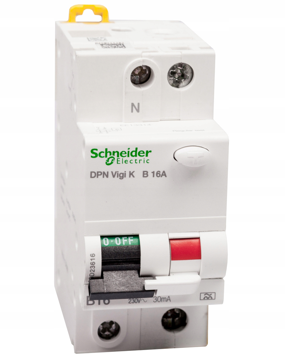 SCHNEIDER Acti9 Wyłącznik kombinowany K60 B 16A 1N 30 mA typ A ...