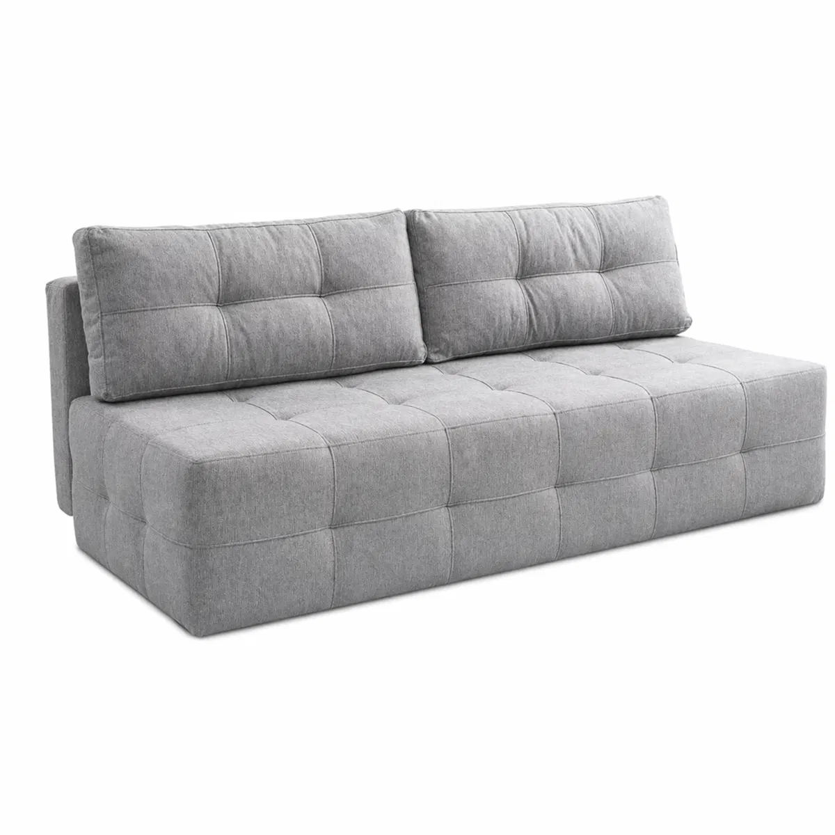 Mebel Elite Sofa Rozkładana Kanapa z Funkcją Spania Dwuosobowa Do Salonu Szara MORANA
