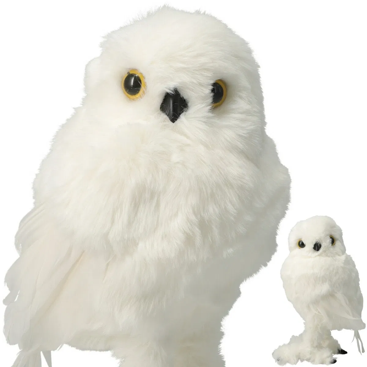 Koopman International Sowa Dekoracyjna Stojąca 24 cm, Biała