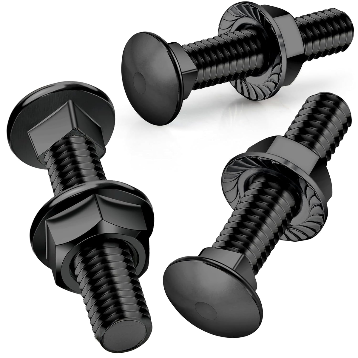 ŚRUBY ZAMKOWE M5 X 30 MM 25 SZTUK STAL NIERDZEWNA CZARNE