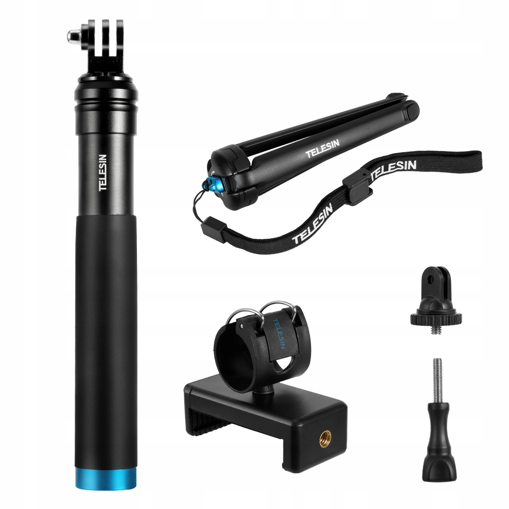 Statyw Monopod Grip SELFIE 2w1 do GoPro HERO 13 12 11 MINI 10 9 8 7 6 5 ...