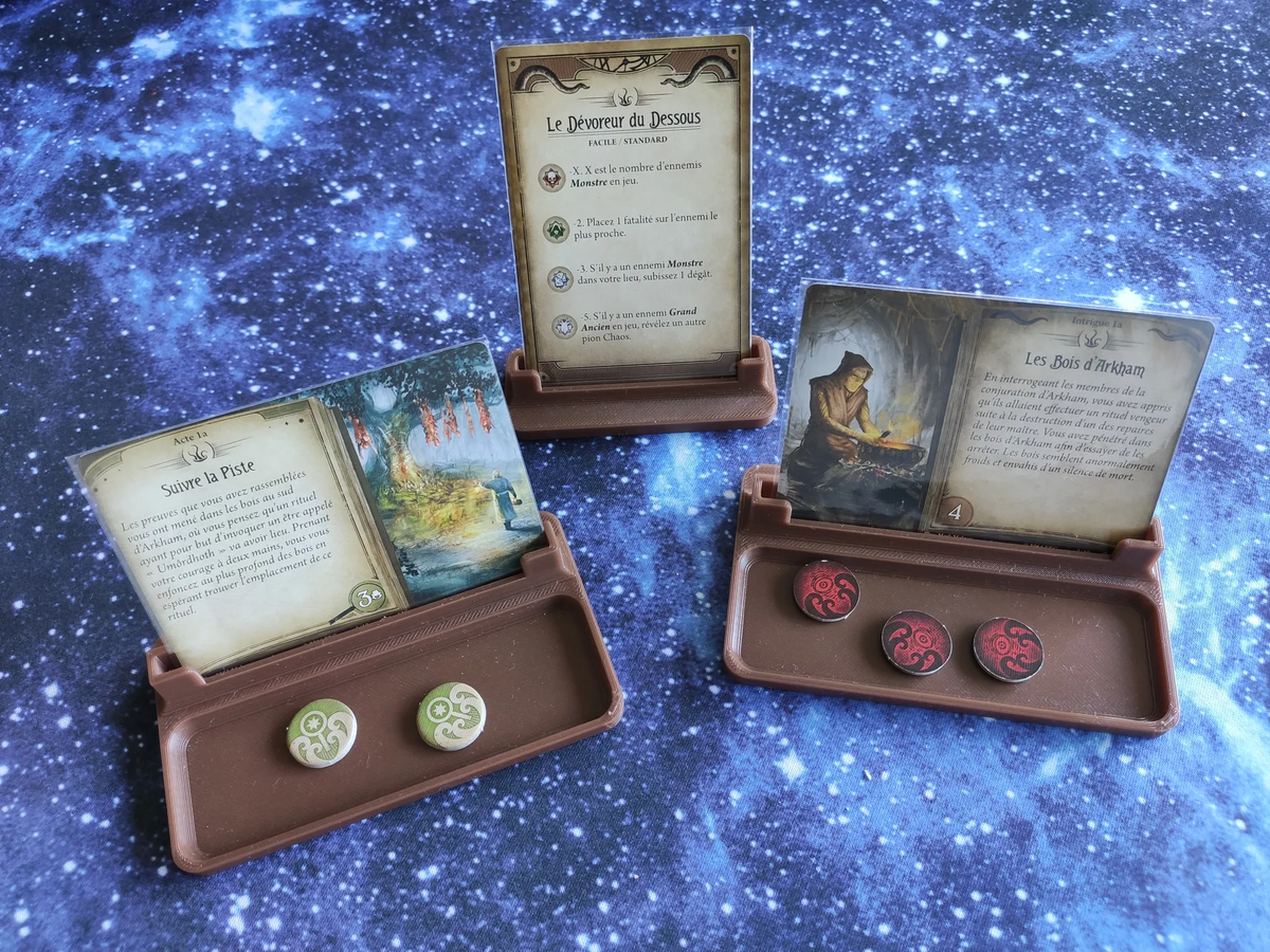 Stojaki na karty do gry Arkham Horror LCG karta pomocy aktu tajemnicy