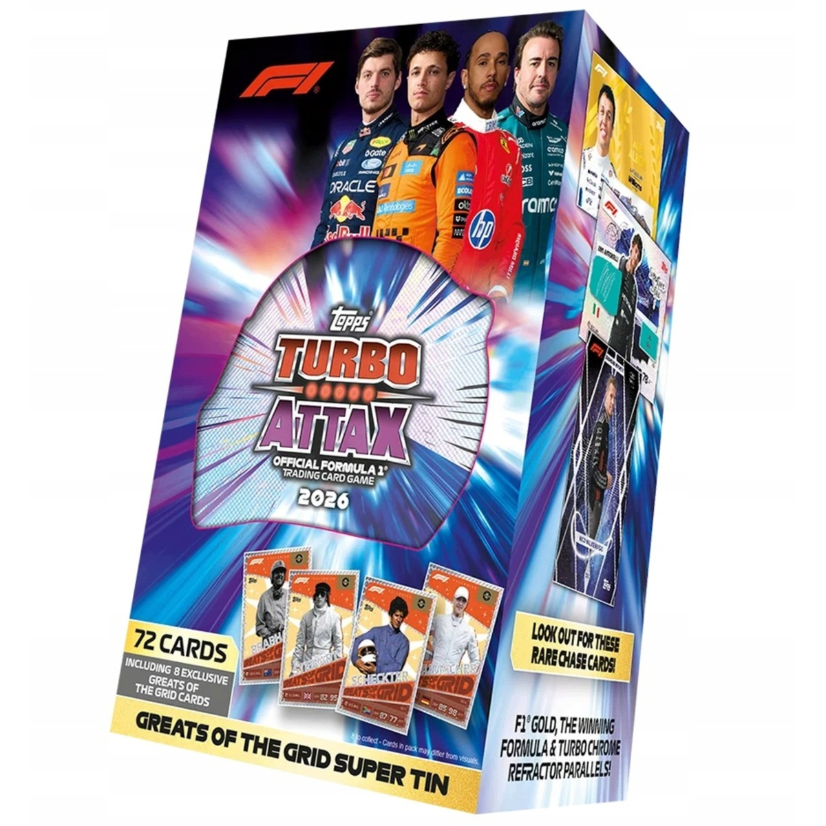 Super Puszka Topps F1 2026 Turbo Attax Karty Formuła 1