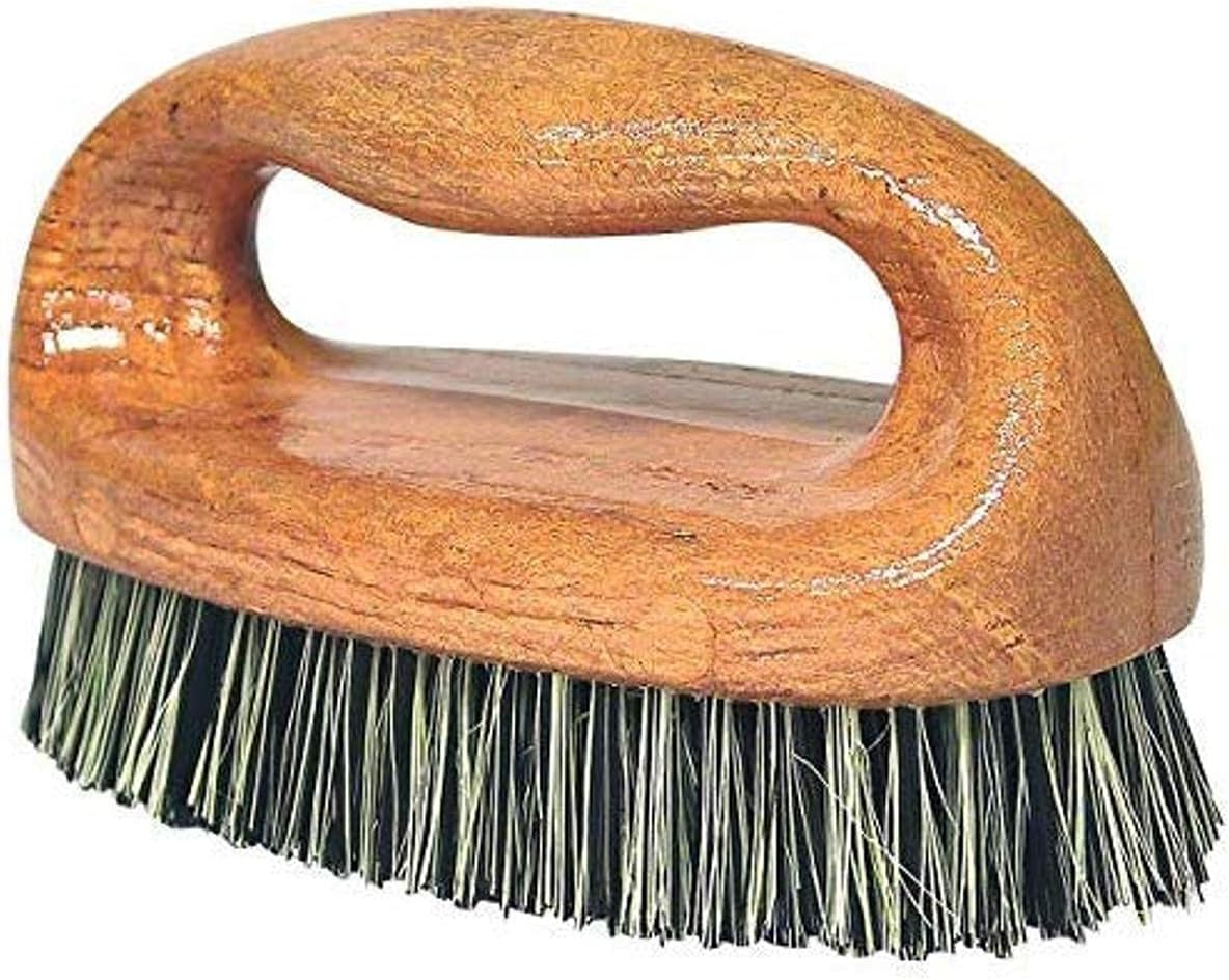 SZCZOTKA DO MEBLI 8X15CM MIĘKKA DREWNIANA BRĄZOWA