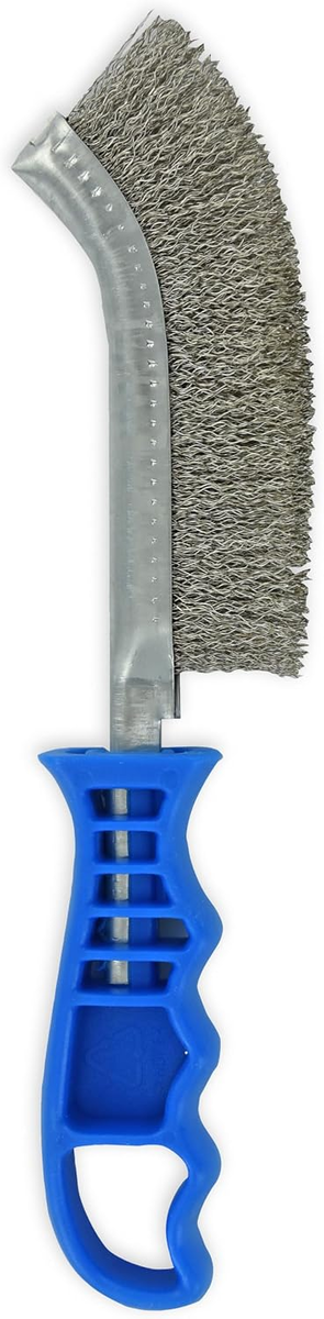 SZCZOTKA METALOWA STAL NIERDZEWNA ERGONOMICZNA