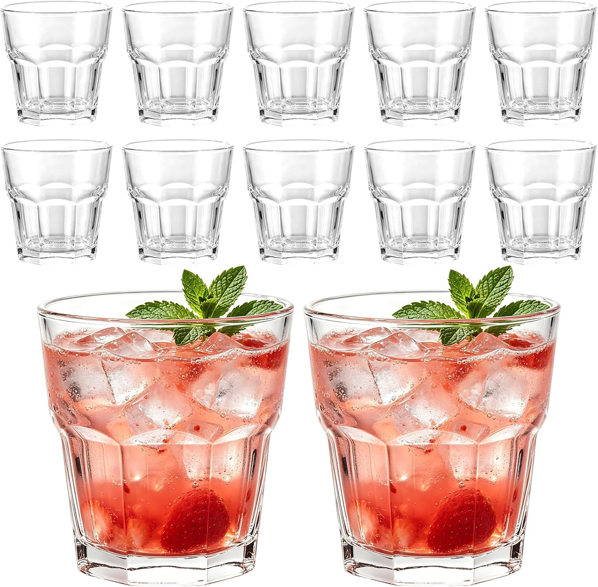 SZKLANKI 12 SZTUK 160 ML DO DRINKÓW SZKLANE